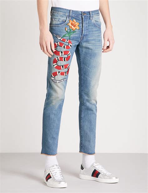 gucci short jeans|gucci pants man.